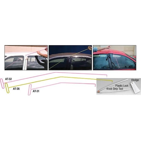 Steck Manufacturing Steck Manufacturing STC32930 Lock Knob Plastic Strip Tool Only - Steck STC32930